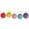 10ct. Multicolor LED Yarn Ball Summer String Lights